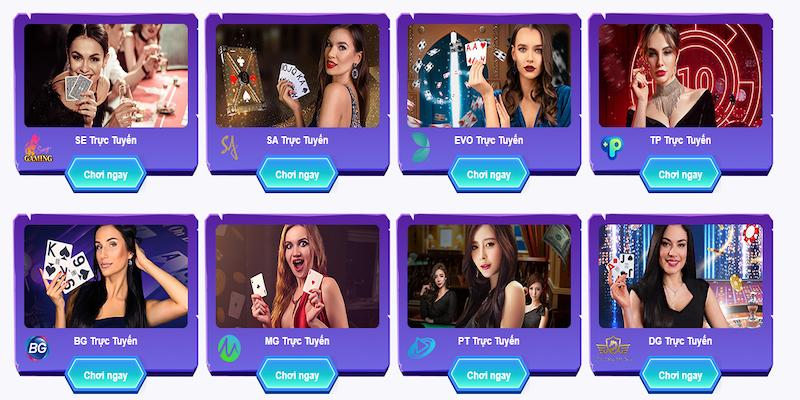 Những sảnh cược nổi tiếng tại casino Banca30